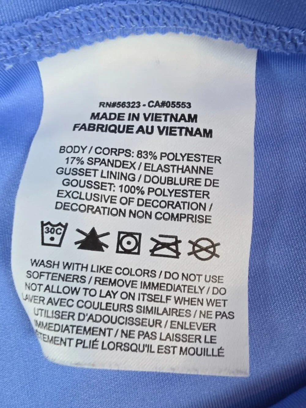 Nike Dri-FIT Girls Colorblock Activewear Leggings PeriWinkle Pink & White Size L